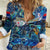 Sint Maarten Women Casual Shirt Sea Turtle Tropical Pattern - Wonder Print Shop