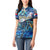 Sint Maarten Women Polo Shirt Sea Turtle Tropical Pattern - Wonder Print Shop