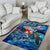 Sint Eustatius Area Rug Sea Turtle Tropical Pattern