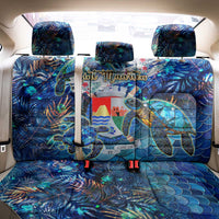 Sint Eustatius Back Car Seat Cover Sea Turtle Tropical Pattern
