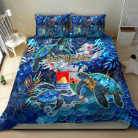 Sint Eustatius Bedding Set Sea Turtle Tropical Pattern