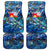 Sint Eustatius Car Mats Sea Turtle Tropical Pattern