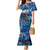 Sint Eustatius Family Matching Mermaid Dress and Hawaiian Shirt Sea Turtle Tropical Pattern
