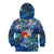 Sint Eustatius Kid Hoodie Sea Turtle Tropical Pattern - Wonder Print Shop