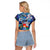 Sint Eustatius Raglan Cropped T Shirt Sea Turtle Tropical Pattern - Wonder Print Shop