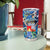Sint Eustatius Tumbler Cup Sea Turtle Tropical Pattern - Wonder Print Shop