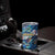 Sint Eustatius Tumbler Cup Sea Turtle Tropical Pattern - Wonder Print Shop