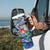 Sint Eustatius Tumbler With Handle Sea Turtle Tropical Pattern - Wonder Print Shop
