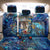 Saint Martin Back Car Seat Cover Sea Turtle Tropical Pattern