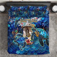Saint Martin Bedding Set Sea Turtle Tropical Pattern