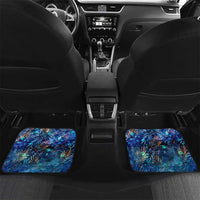 Saint Martin Car Mats Sea Turtle Tropical Pattern