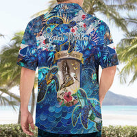 Saint Martin Hawaiian Shirt Sea Turtle Tropical Pattern - Wonder Print Shop