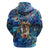 Saint Martin Hoodie Sea Turtle Tropical Pattern - Wonder Print Shop