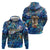 Saint Martin Hoodie Sea Turtle Tropical Pattern - Wonder Print Shop