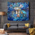 Saint Martin Tapestry Sea Turtle Tropical Pattern - Wonder Print Shop