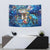 Saint Martin Tapestry Sea Turtle Tropical Pattern - Wonder Print Shop