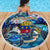 Saint Barthelemy Beach Blanket Sea Turtle Tropical Pattern