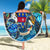 Saint Barthelemy Beach Blanket Sea Turtle Tropical Pattern