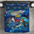 Saint Barthelemy Bedding Set Sea Turtle Tropical Pattern