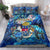 Saint Barthelemy Bedding Set Sea Turtle Tropical Pattern