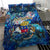 Saint Barthelemy Bedding Set Sea Turtle Tropical Pattern