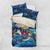 Saint Barthelemy Bedding Set Sea Turtle Tropical Pattern