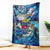 Saint Barthelemy Blanket Sea Turtle Tropical Pattern