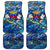 Saint Barthelemy Car Mats Sea Turtle Tropical Pattern