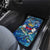 Saint Barthelemy Car Mats Sea Turtle Tropical Pattern