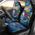 Saint Barthelemy Car Seat Cover Sea Turtle Tropical Pattern