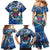 Saint Barthelemy Family Matching Mermaid Dress and Hawaiian Shirt Sea Turtle Tropical Pattern