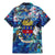 Saint Barthelemy Family Matching Mermaid Dress and Hawaiian Shirt Sea Turtle Tropical Pattern