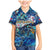 Saint Barthelemy Family Matching Mermaid Dress and Hawaiian Shirt Sea Turtle Tropical Pattern