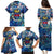 Saint Barthelemy Family Matching Puletasi and Hawaiian Shirt Sea Turtle Tropical Pattern