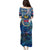 Saint Barthelemy Family Matching Puletasi and Hawaiian Shirt Sea Turtle Tropical Pattern