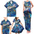 Saint Barthelemy Family Matching Tank Maxi Dress and Hawaiian Shirt Sea Turtle Tropical Pattern