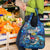 Saint Barthelemy Grocery Bag Sea Turtle Tropical Pattern