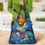 Saint Barthelemy Grocery Bag Sea Turtle Tropical Pattern