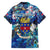Saint Barthelemy Hawaiian Shirt Sea Turtle Tropical Pattern
