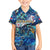 Saint Barthelemy Kid Hawaiian Shirt Sea Turtle Tropical Pattern