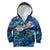 Saint Barthelemy Kid Hoodie Sea Turtle Tropical Pattern