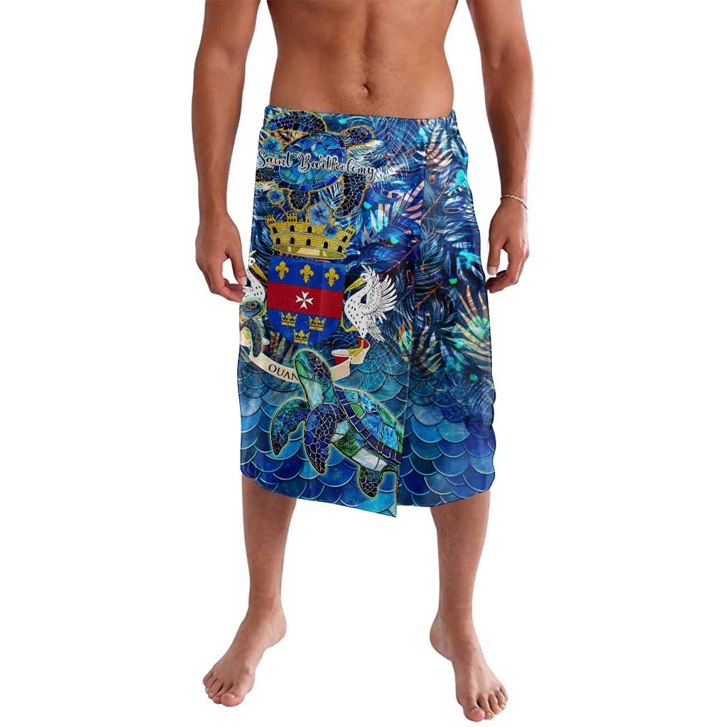 Saint Barthelemy Lavalava Sea Turtle Tropical Pattern