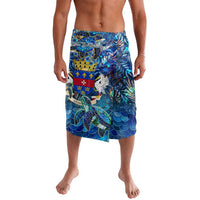 Saint Barthelemy Lavalava Sea Turtle Tropical Pattern