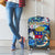 Saint Barthelemy Luggage Cover Sea Turtle Tropical Pattern