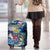 Saint Barthelemy Luggage Cover Sea Turtle Tropical Pattern
