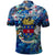 Saint Barthelemy Polo Shirt Sea Turtle Tropical Pattern