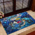 Saint Barthelemy Rubber Doormat Sea Turtle Tropical Pattern