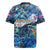 Saint Barthelemy Rugby Jersey Sea Turtle Tropical Pattern