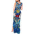 Saint Barthelemy Tank Maxi Dress Sea Turtle Tropical Pattern