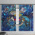 Saint Barthelemy Window Curtain Sea Turtle Tropical Pattern